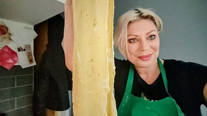 Emily cooks up a storm on TV Image