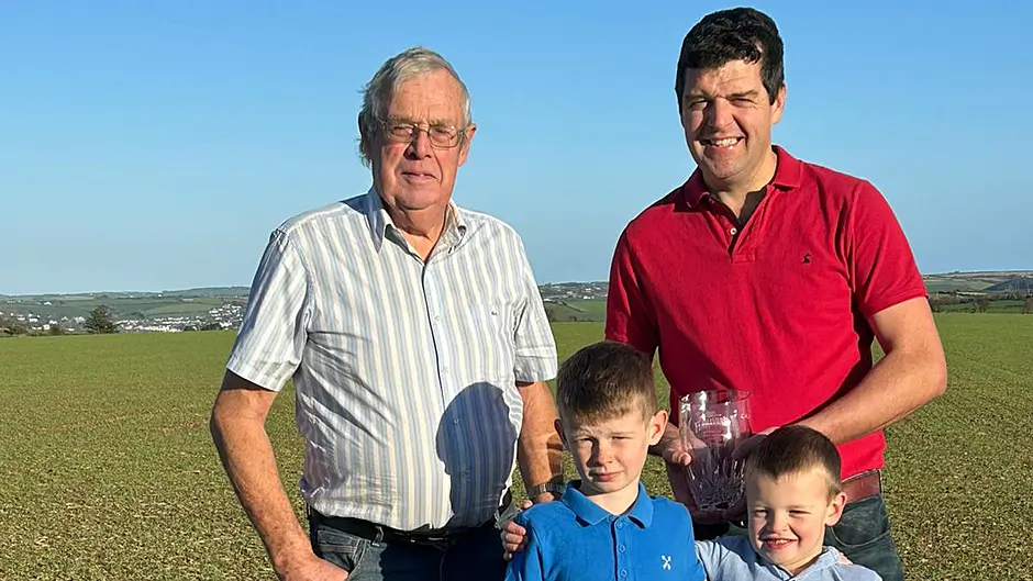 Top award for Ballinspittle oat farmer Image