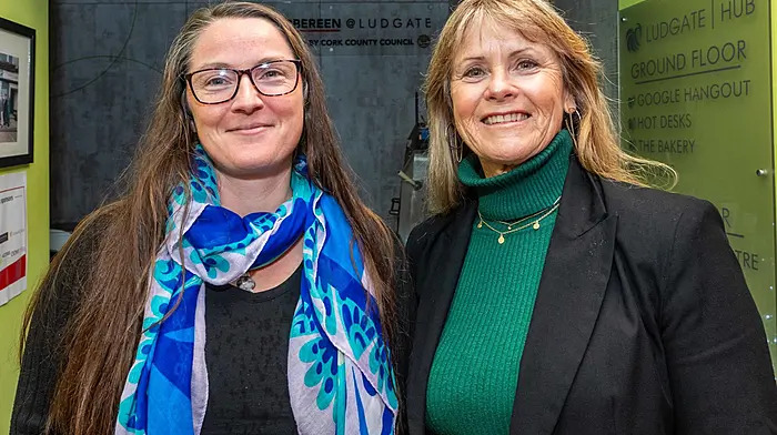 At the event were Mary Leonard and Jane Hurley of Digital Forge. Picture: Andy Gibson.