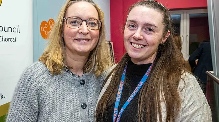 At the event were Maud Buckley, Blacks Brewing & Distilling Kinsale and Katy Wareing, Ludgate Hub. Picture: Andy Gibson.