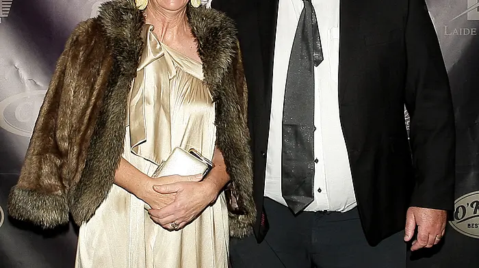 Former Cork senior hurler Mark Foley and his wife Ann. (Photo: Paddy Feen)