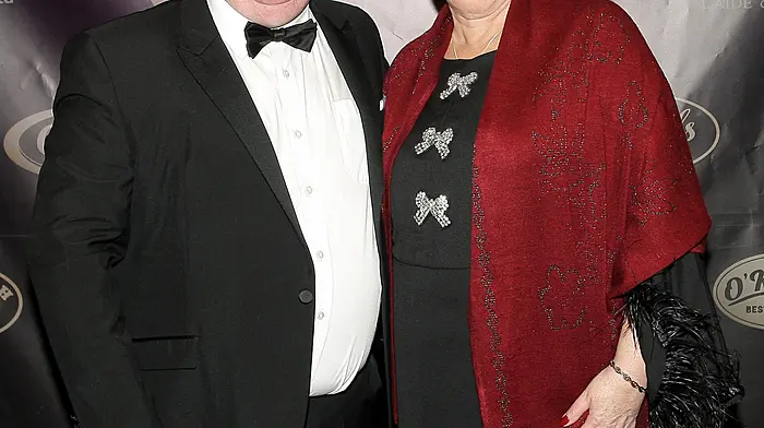 Carbery GAA chairman David Whyte and his wife Annette. (Photo: Paddy Feen)