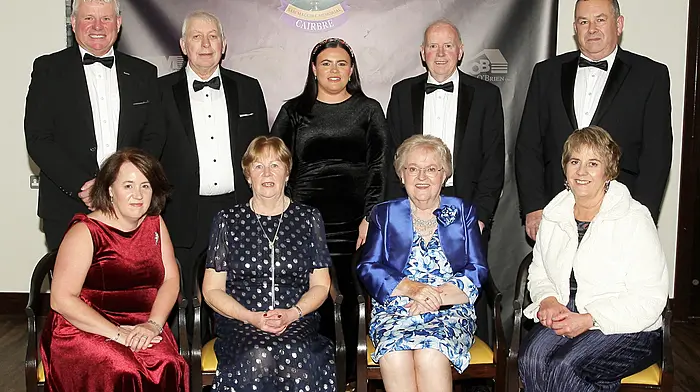 Representing Randal Óg were, Dan and Marina O'Sullivan, Laura Burchill, Kevin and Kathleen McCarthy, Frank and Mary O'Donnell and Joe and Gabrielle Crowley. (Photo: Paddy Feen)