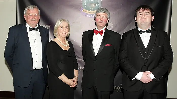 O'Donovan Rossa's Noel and Imelda Kearney, David Keohane and Matthew Keane. (Photo: Paddy Feen)