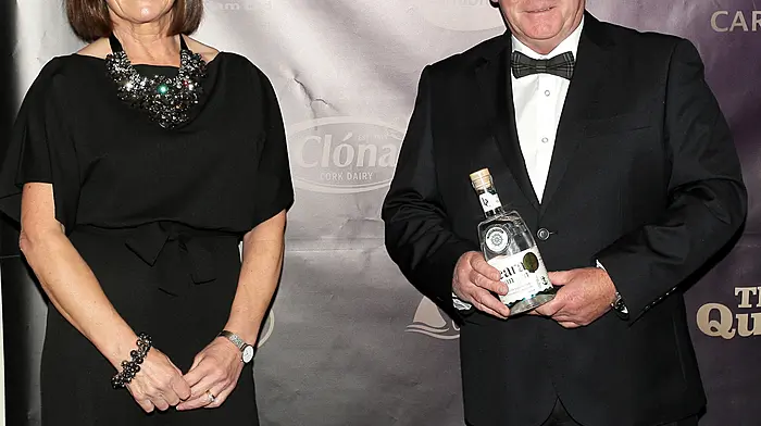 John and Valerie Power, Beara Distillery. sponsored the drink reception for the Carbery GAA Centenary Gala Ball. (Photo: Paddy Feen)