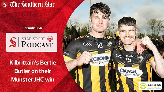 Kilbrittain’s Bertie Butler on their Munster JHC win Image