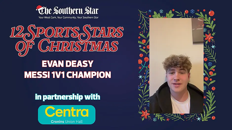 12 Sports Stars of Christmas - DAY 3: Evan Deasy Image