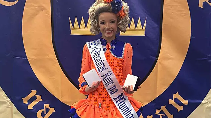 Saidbh O’Driscoll from Scoil Rince Carney qualified for the CLRG World Championships in Ennis this weekend.  Saidbh will be heading to Chicago next Easter to compete in the CLRG prestigious Irish Dancing World Championships, which is a dream come true for Saidbh.
