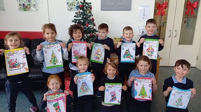 The wonderfully talented junior infant pupils in Reenascreena National School were spreading Christmas cheer with their creativity this week.