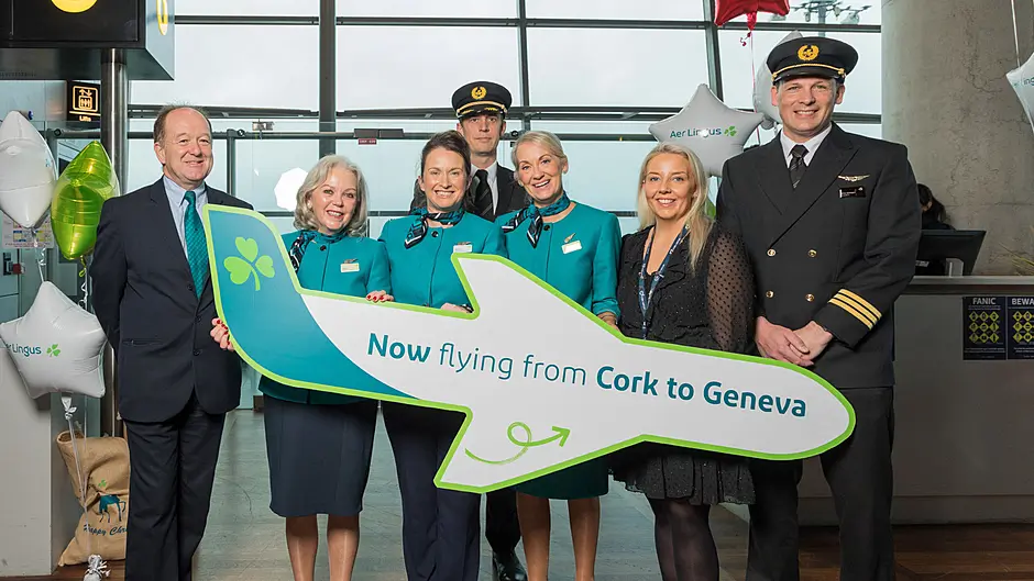 Get your skis on as Aer Lingus new service from Cork to Geneva takes off Image