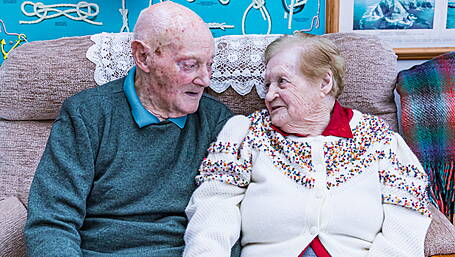 Fisherman Pat (97) looks back on a life well lived with beloved wife Mary (98) by his side Image