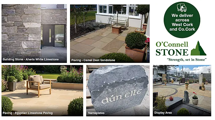 O'CONNELL STONE: Natural Irish stone delivered directly to you Image
