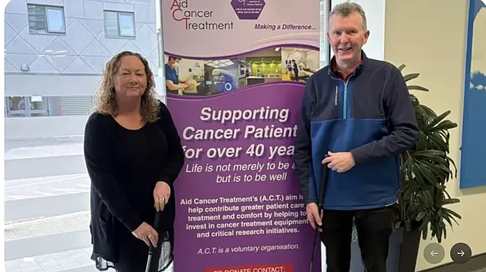 Andrew raising awareness after his prostate cancer treatment Image