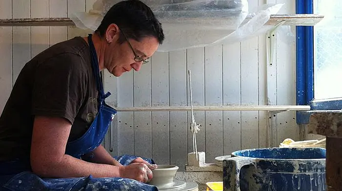 Helen Ennis celebrates her 30th year at her potter’s wheel creating her bespoke Dunbeacon Pottery range.