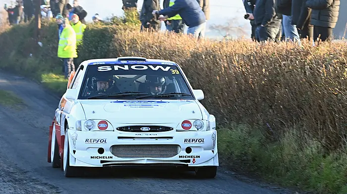 Jason McSweeney searches for vital championship points on the Circuit of Ireland Rally Image