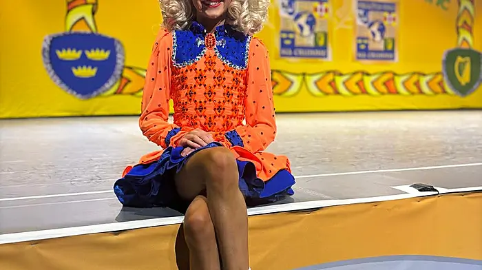 Saidbh O’Driscoll at the CLRG World Irish Dancing Championships in Chicago where she did herself and Scoil Rince Carney proud in the global competition.