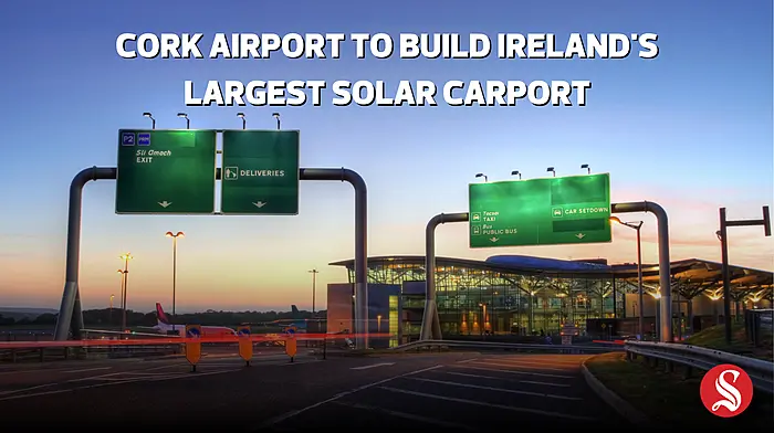 Cork Airport to build Ireland's largest solar carport Image