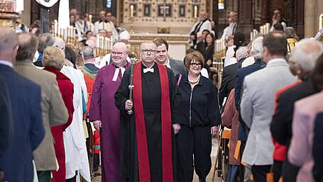 Bishop Colton bids fond farewell at final service Image