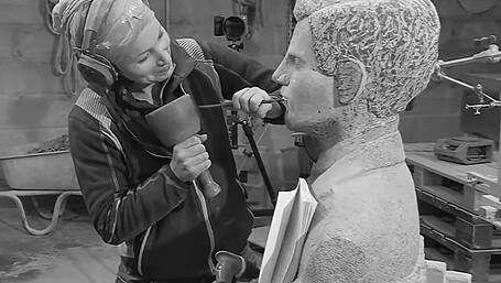 New docu series to feature creation of Dick Barrett bust Image