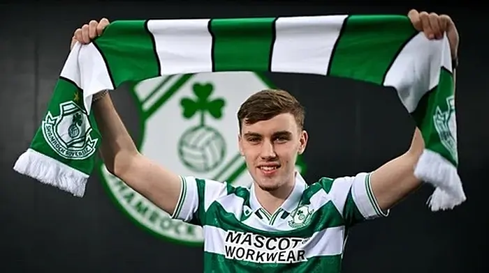 Matt Healy, Riverstick, who is now an important part of Shamrock Rovers’ success.