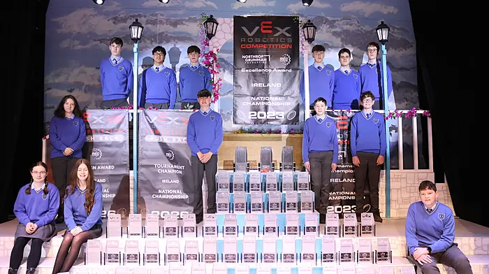 In total, 14 students, four robots/ teams and three teachers represented the school at the event.
