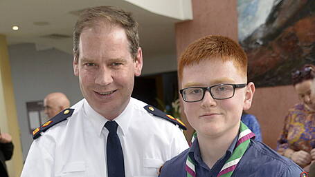 Local scouter recognised at Garda Youth Awards Image