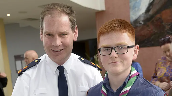 Local scouter recognised at Garda Youth Awards Image