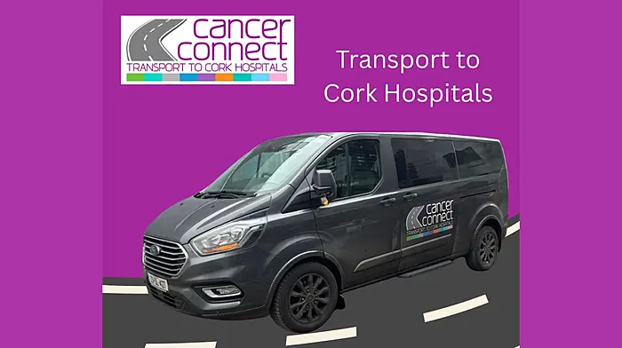 Cancer Connect reports a sharp 70% increase in passenger journeys to hospitals from West Cork Image