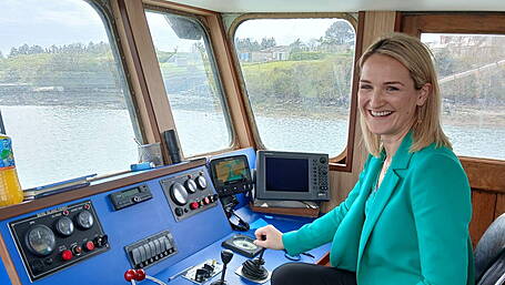 Defence Minister notes historic role of Bere on tour of island Image