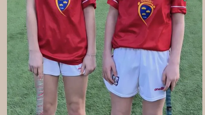 Timoleague National School pupils Isobel Harte and Danny Connolly represented Cork in the Primary Schools Games at Thurles and Cork.  Danny Connolly played at half time in the Cork versus Tipperary senior hurling game at Thurles and Isobel lined out last Sunday at the Limerick versus Cork game played at Páirc Uí Chaoimh.