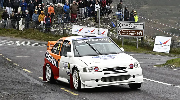 Dunmanway driver Jason McSweeney regains lead of Irish Tarmac Historic Rally Championship Image