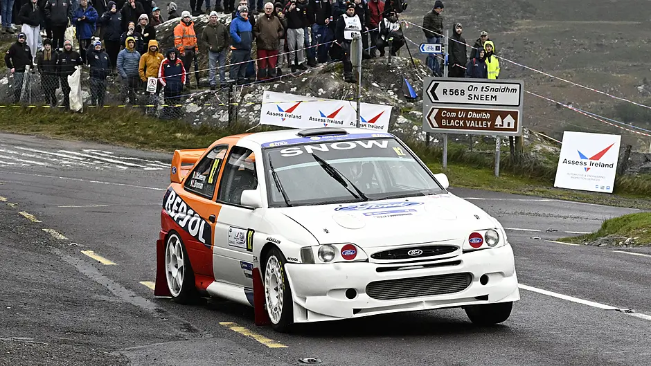 Dunmanway driver Jason McSweeney regains lead of Irish Tarmac Historic Rally Championship Image