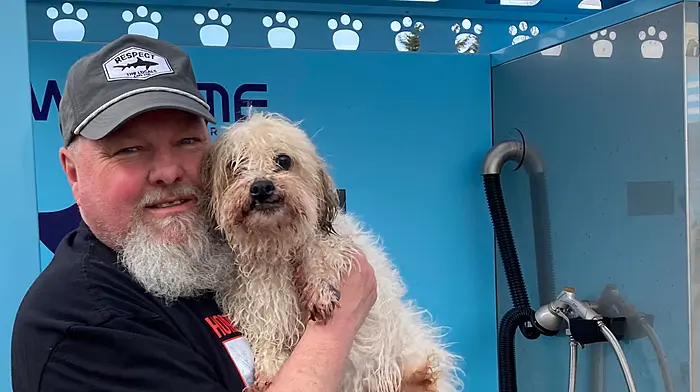 WATCH: Skibbereen’s pooch wash and go proving a hit with dog owners Image