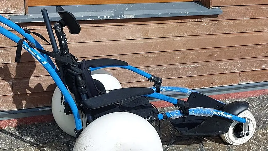 New all-terrain wheelchairs for Garrylucas beach this summer Image