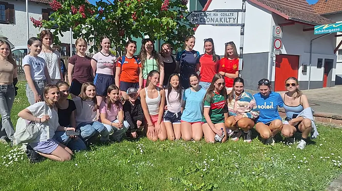 Third year students at Sacred Heart Secondary School Clonakilty on their recent exchange visit to Waldaschaff.