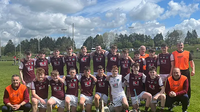 Sliabh Rua, who were just pipped at the weekend in the U15 feile hurling final by Watergrasshill.