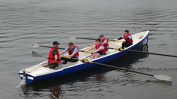 MaryAnn Forsythe, Charlie O’Sullivan, Conor Crowley and Daniel Lettice represented Reenascreena National School at the primary schools regatta at Rosscarbery Rowing Club.