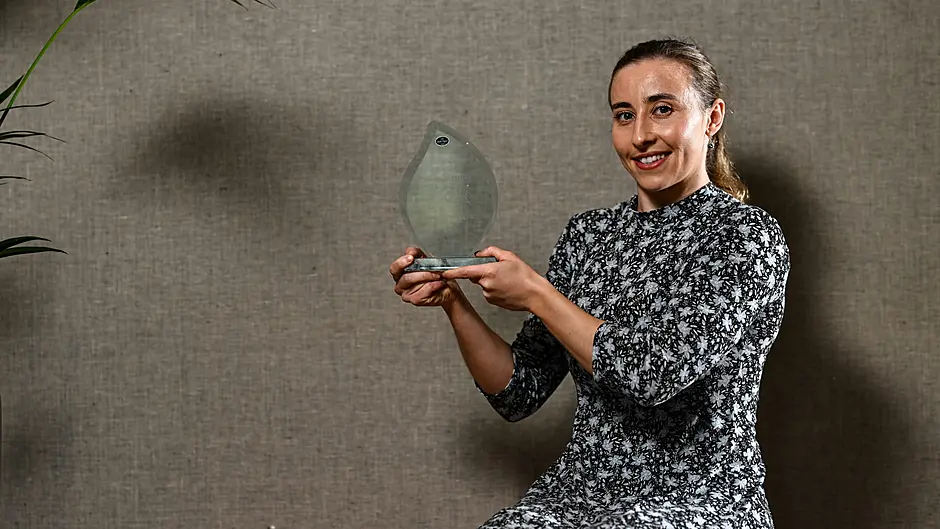Melissa Duggan wins The Croke Park Hotel/LGFA Player of the Month award for April! Image