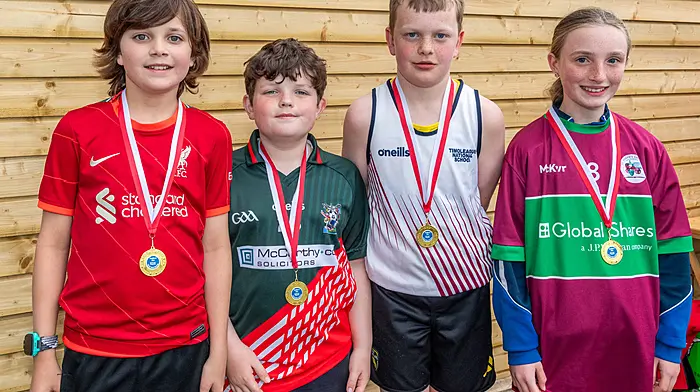 Looking happy after their race was the Scoil na mBuachaillí/Timoleague NS/St. Joseph's crew. (Photo: Andy Gibson)