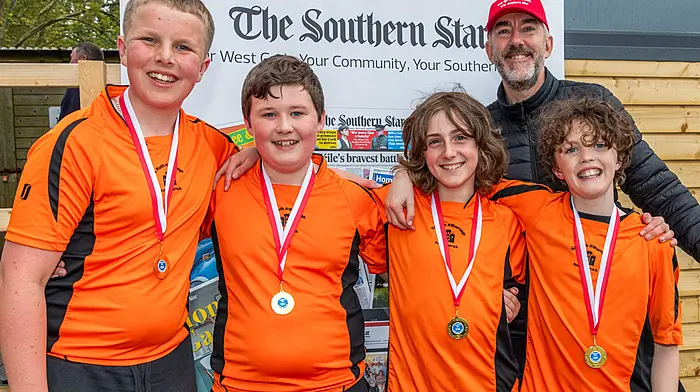 The Rathbarry NS 1 crew with Southern Star MD Seán Mahon. (Photo: Andy Gibson)
