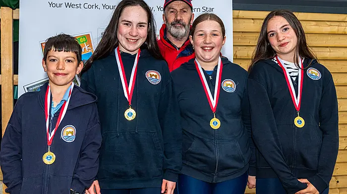 Pictured after their race in the Bandon Bridge NS crew. (Photo: Andy Gibson)