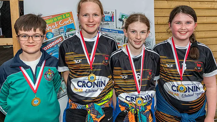 The Gaelscoil Mhichíl Uí Choileáin/Kilbrittain NS crew. (Photo: Andy Gibson)