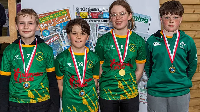 The Ardfield NS 2 crew with their medals. (Photo: Andy Gibson)