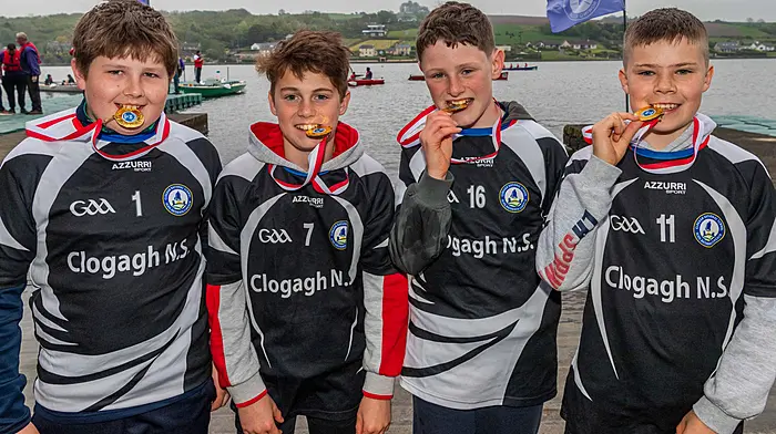 The Clogagh NS 1 crew enjoyed their day in Rosscarbery. (Photo: Andy Gibson)