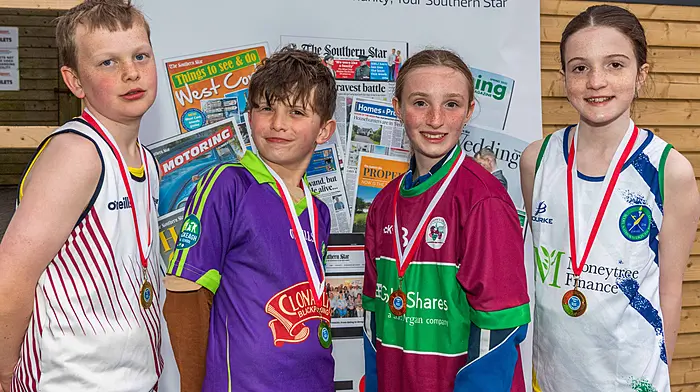 Timoleague NS/Knockskeagh NS/Lisavaird NS/St. Joseph's joined up for this year's event. (Photo: Andy Gibson)