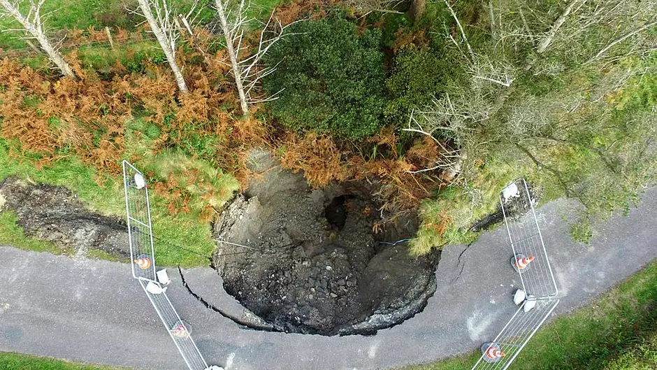 OPW criticised for failure to make safe ‘dangerous’ Allihies sinkhole Image