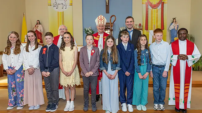 Adrigole school pupils making their Confirmation.   (Photo: Anne Marie Cronin)