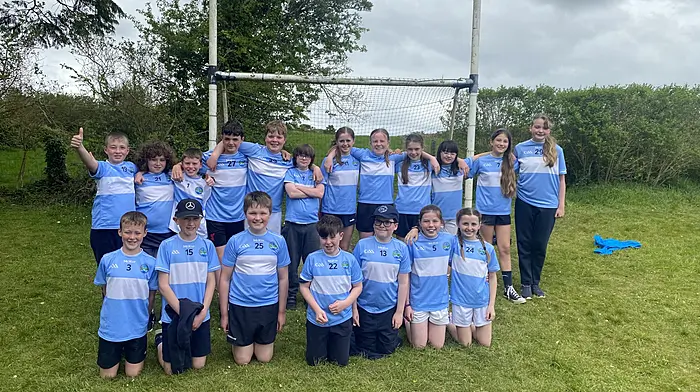 The Reenacreena NS team who took part in Sciath na Scol.