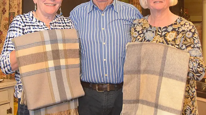 Clonakilty Bridge Club winners of the 2026 president's prize are Betty Woulfe, Colm Quirke (president) and Mary Wycherley.