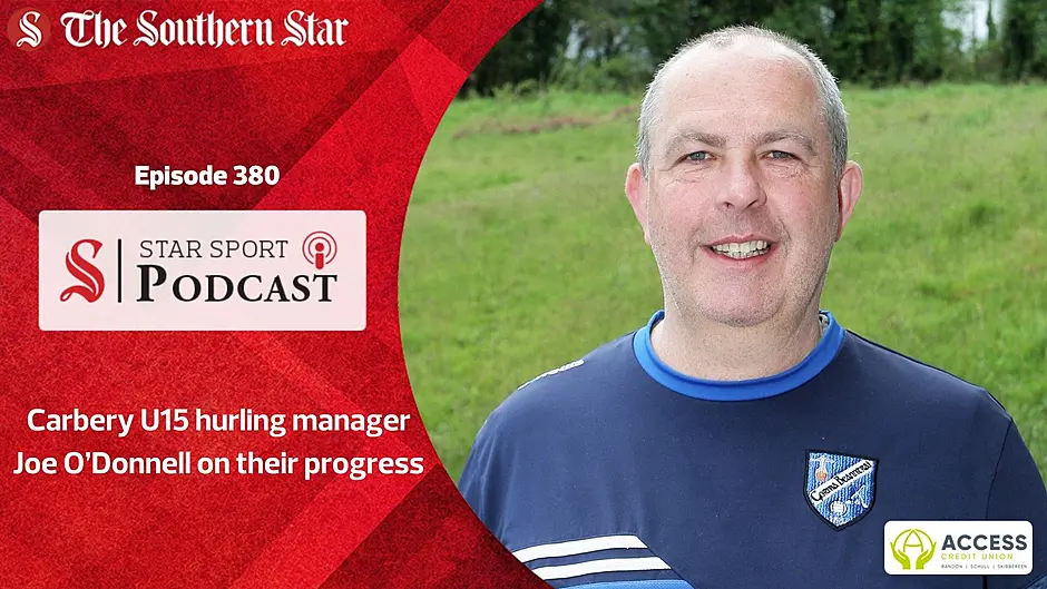 Carbery U15 hurling manager Joe O’Donnell on their progress Image